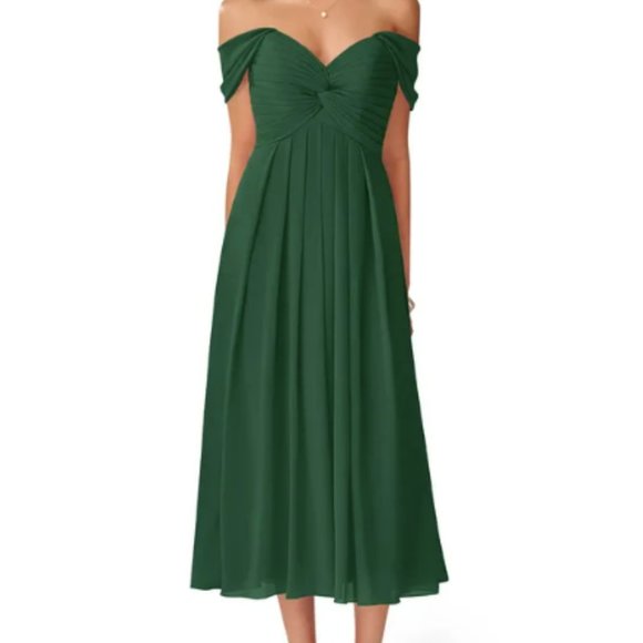 COPY - Azazie Vicenta , Dark Green, Size A4 - Picture 1 of 3